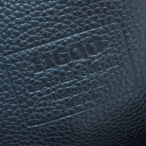 Calma 11600 Leather Goods Made in Spain Convertible Shoulder Bag Black Pebble - Picture 8 of 16